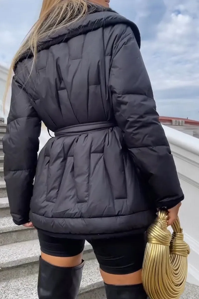 Women's Casual Lapel Fur Collar Jacket